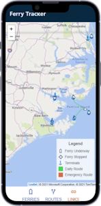 Ferry Tracker Mockup