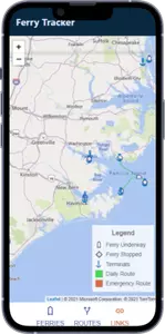 Ferry Tracker Mockup