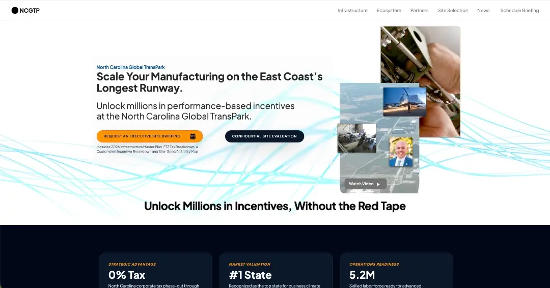 GTP, new hero section